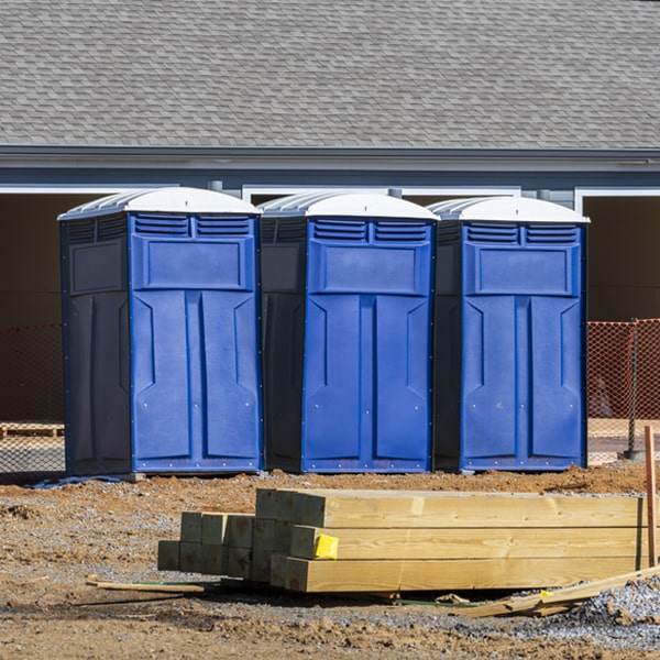 how often are the porta potties cleaned and serviced during a rental period in Big Rock VA